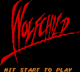 Wolfchild title screen for Sega Game Gear
